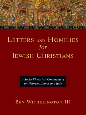 cover image of Letters and Homilies for Jewish Christians